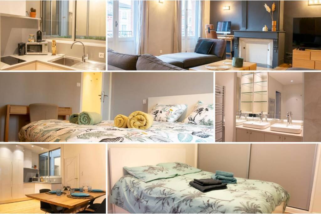 Confort Appartement 110 M² Cleanncosy Toulouse Hypercentre ภายนอก รูปภาพ