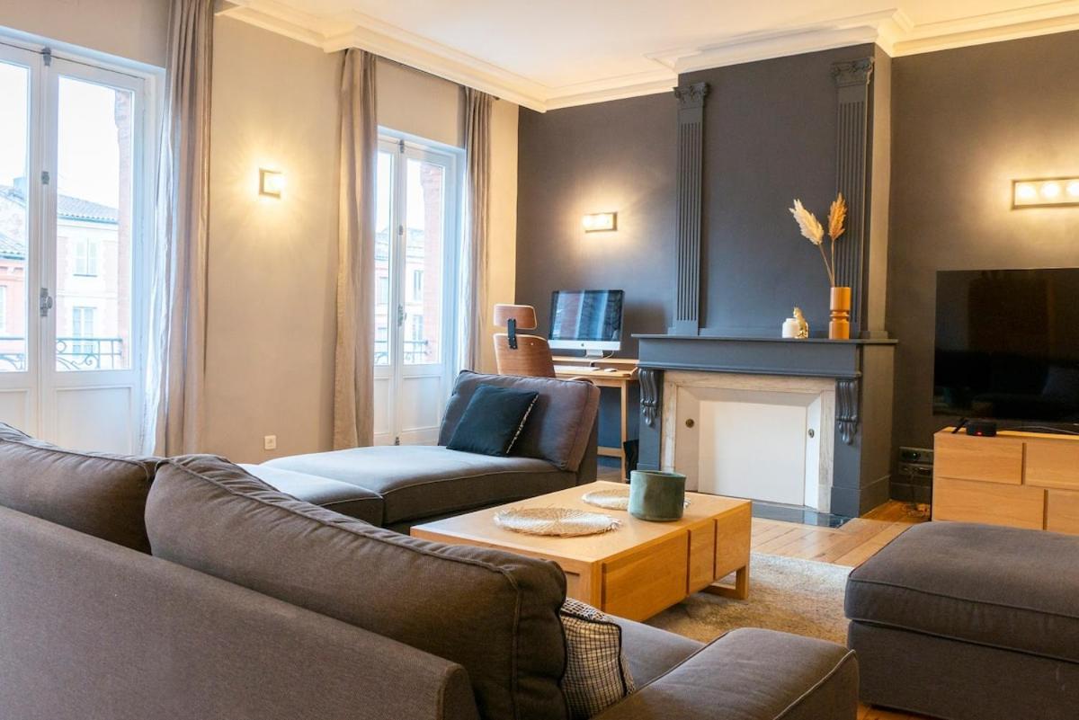 Confort Appartement 110 M² Cleanncosy Toulouse Hypercentre ภายนอก รูปภาพ